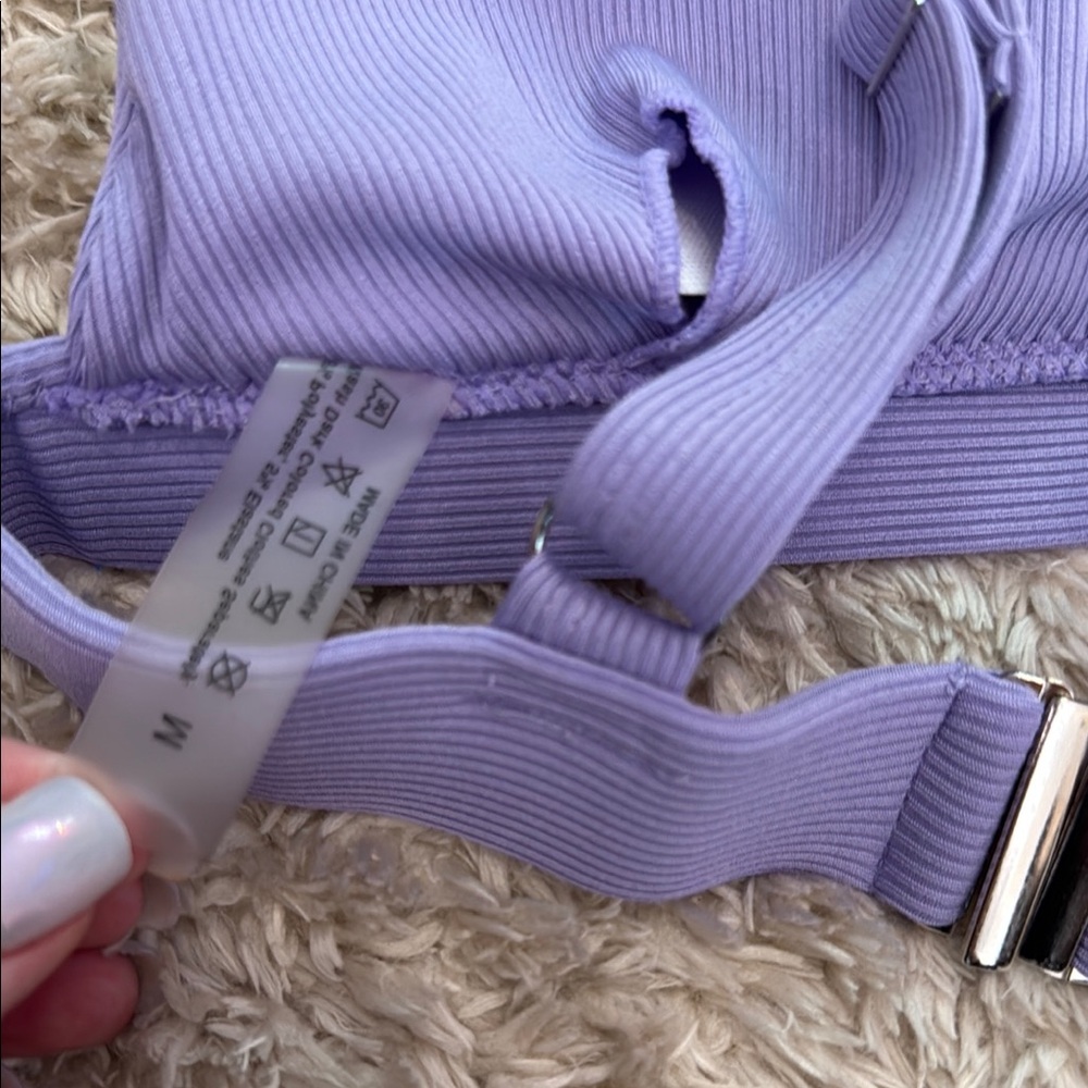 Lavender Bikini Set Medium. Never worn. - Picture 6 of 7